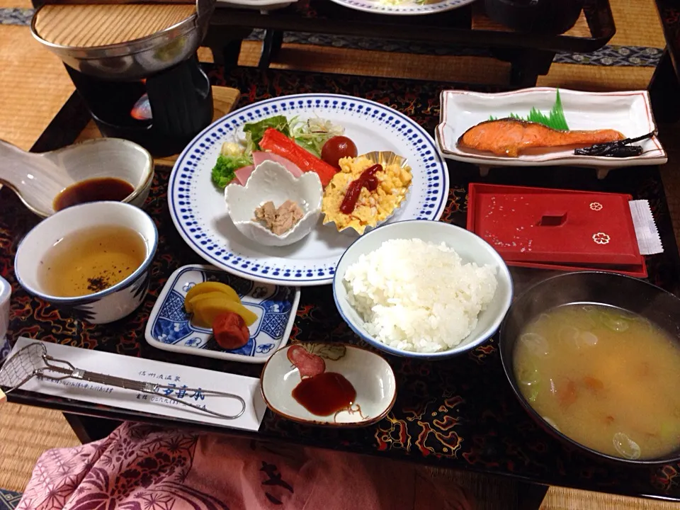 渋温泉 多喜本 朝食|ぷわこさん