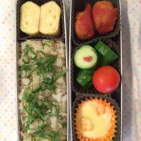 紫蘇じゃこ梅ご飯弁当|まきりんさん