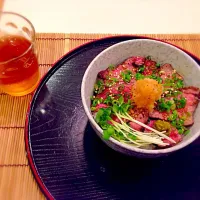 黒毛和牛ローストビーフ丼！|とのさきさん