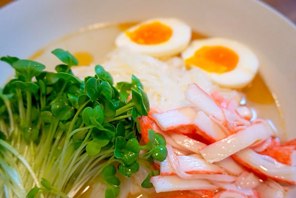 さっぱり鶏だし素麺|たこさん