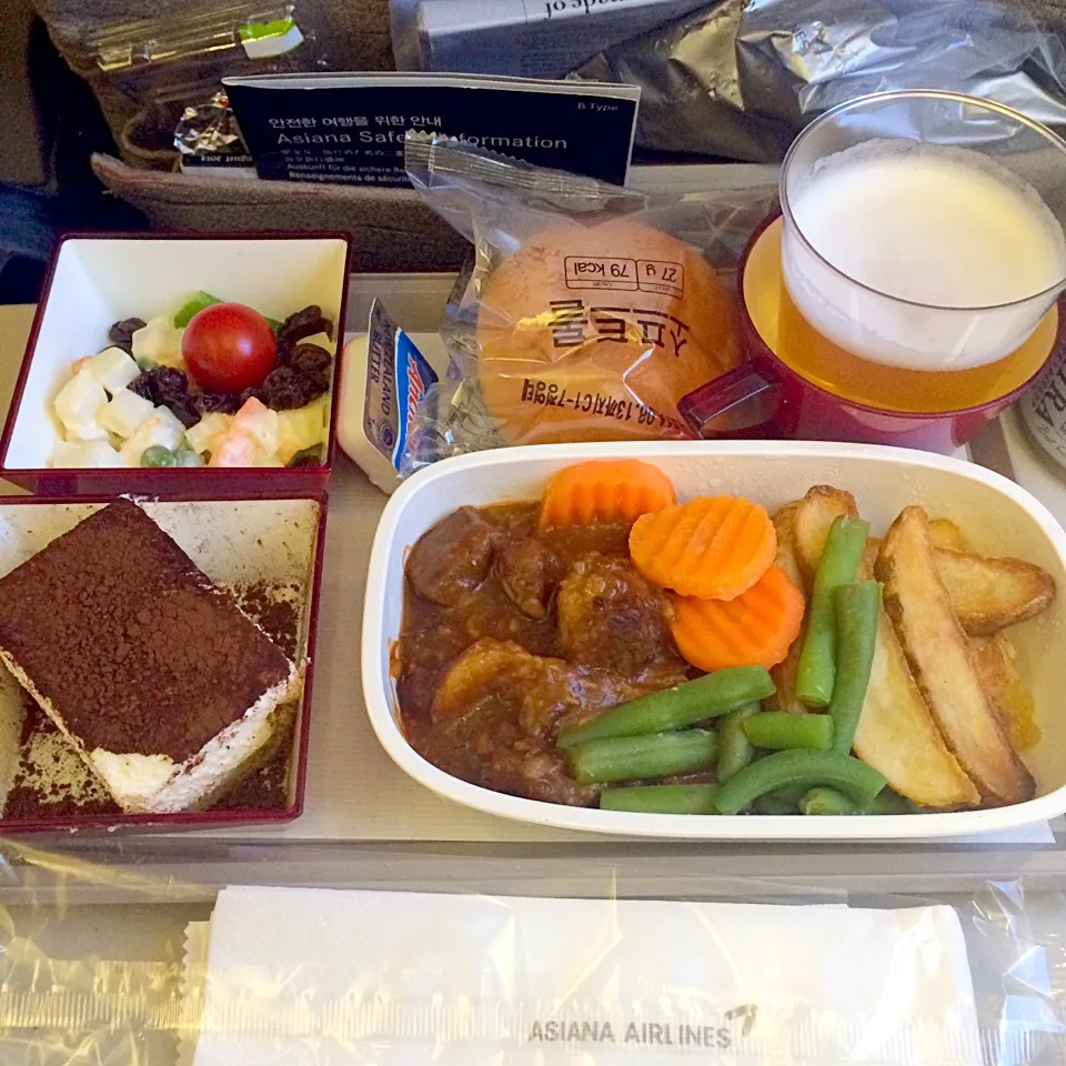 Snapdishの料理写真:flight meal of OZ573 ICN-TAS|maixx ใหม่さん