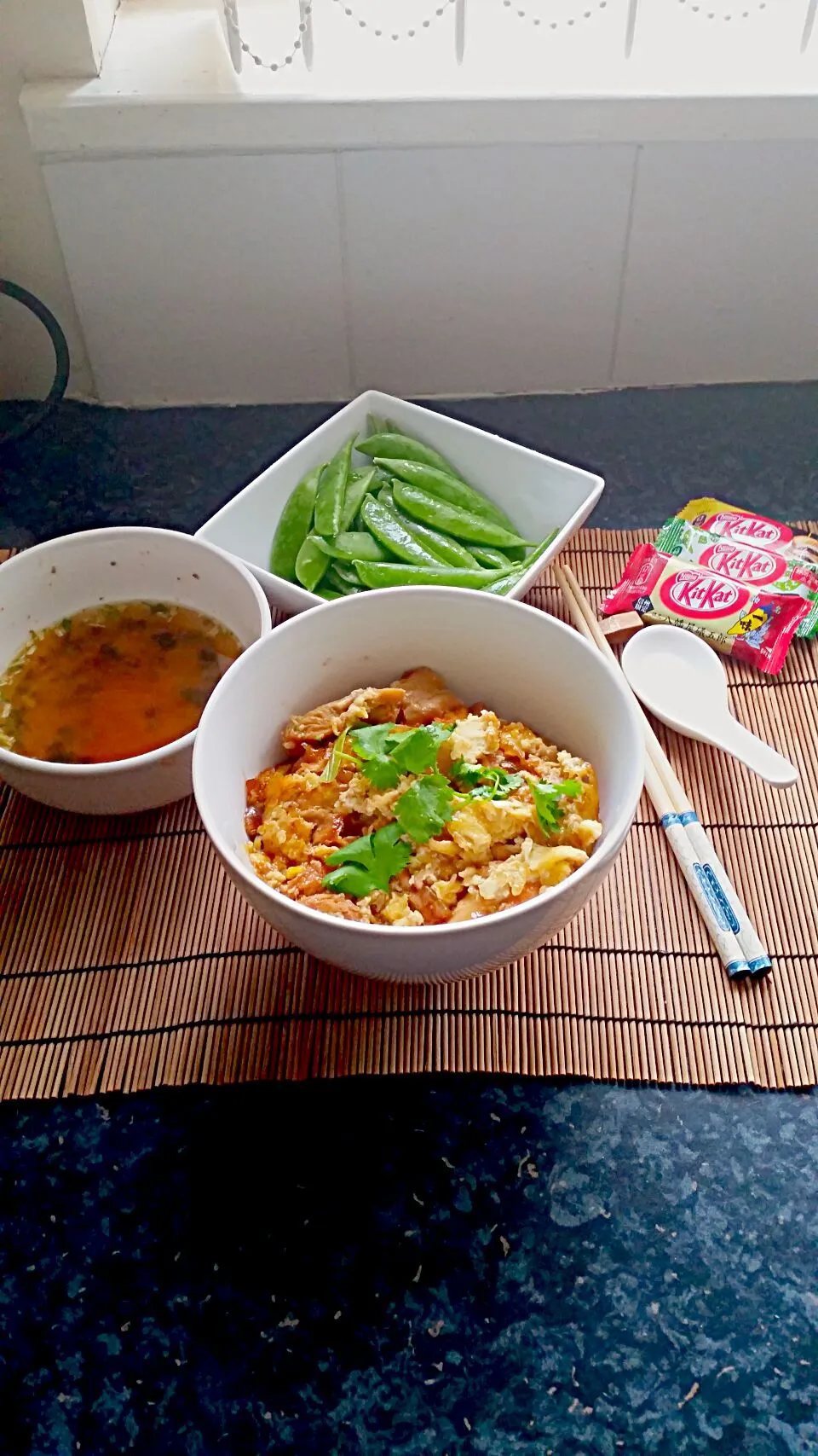 亲子丼& 美噌汤
oyakodon& miso soup|jane yongさん