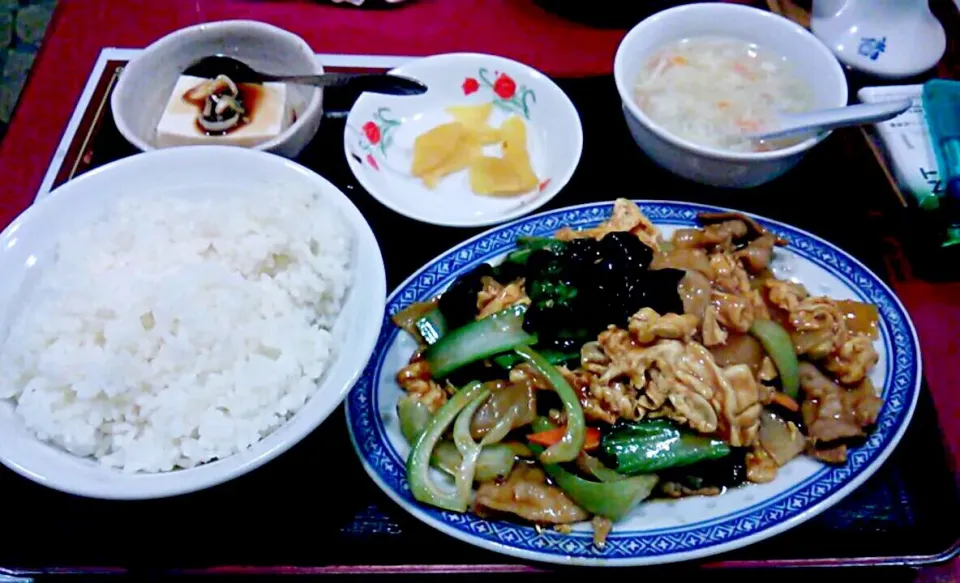 きくらげと玉子炒め定食～(^o^)/|ラィトさん