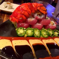 Snapdishの料理写真:TJ roll (lobster, crab and shrimp)|Angela Estevesさん