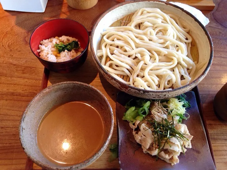 豚しゃぶ胡麻だれうどん|chan mitsuさん