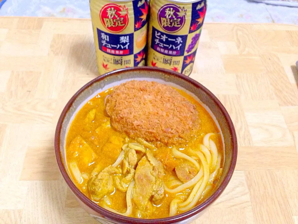 コロッケ稲庭カレーうどん|Tarou  Masayukiさん