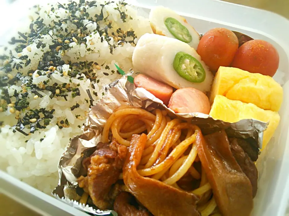 部活弁当
ハヤシスパゲッティ|Chikabonさん