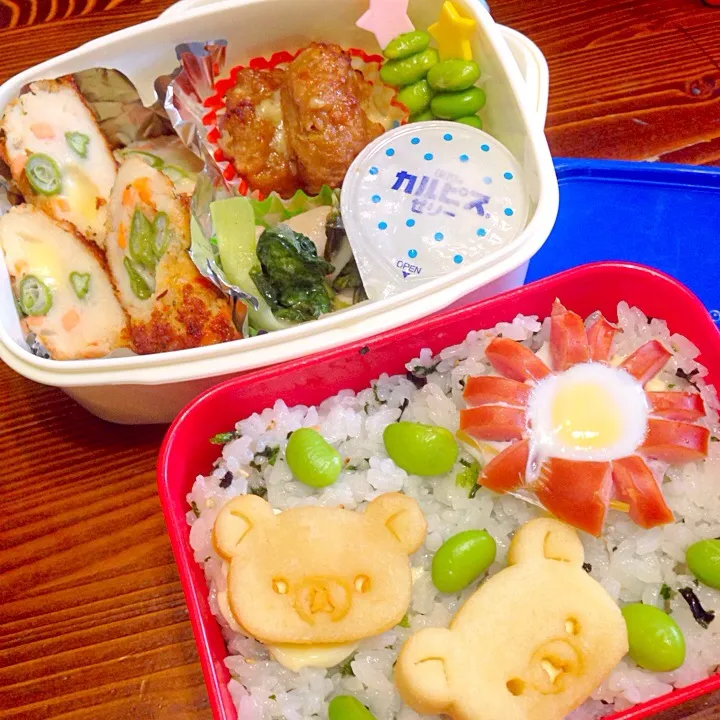 Snapdishの料理写真:リラックマ弁当|♡̷ஐゆかちんஐ♡̷さん