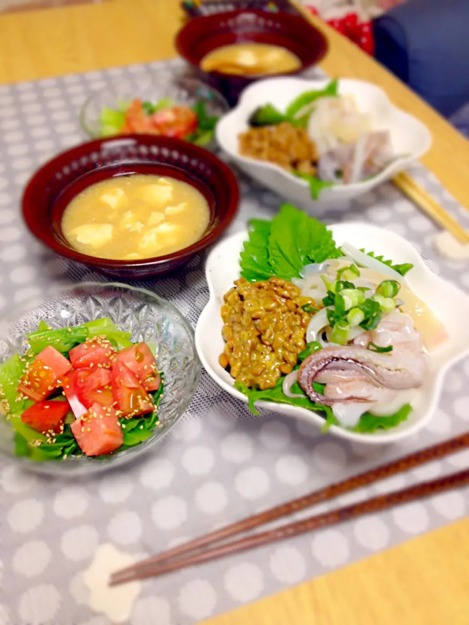 いか納豆丼。|ゃぁゃさん