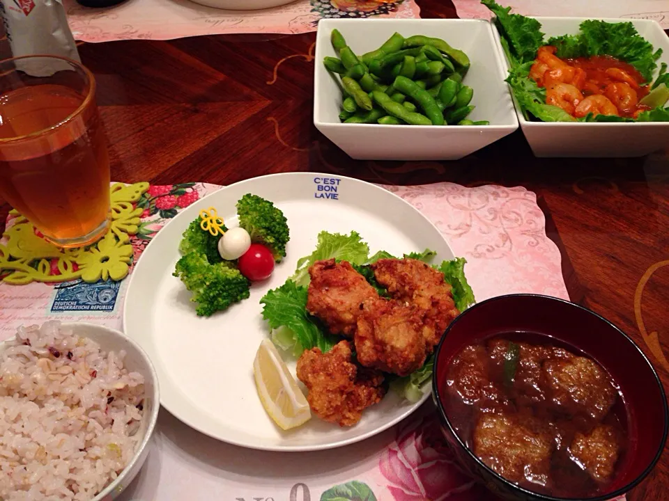 今日の晩御飯♡|ちゃたままさん