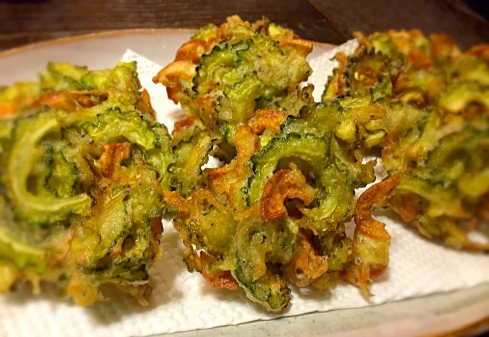 居酒屋motto揚げ物  ゴーヤのかき揚げ|mottoさん