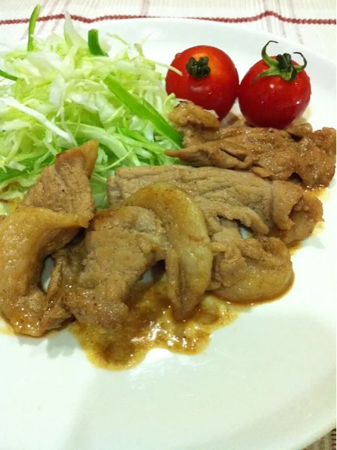 豚肉のバター醤油炒め|まーままさん