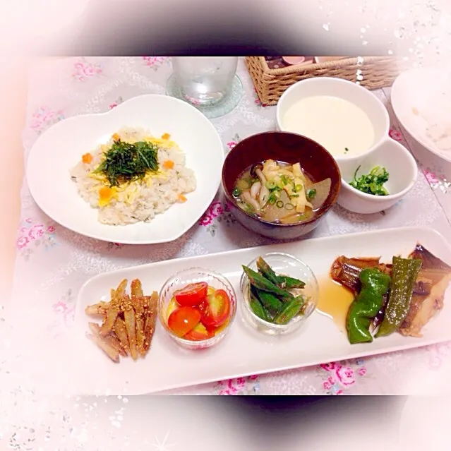 食欲ない日は薬味寿司と手作り豆腐♡|栄里奈さん