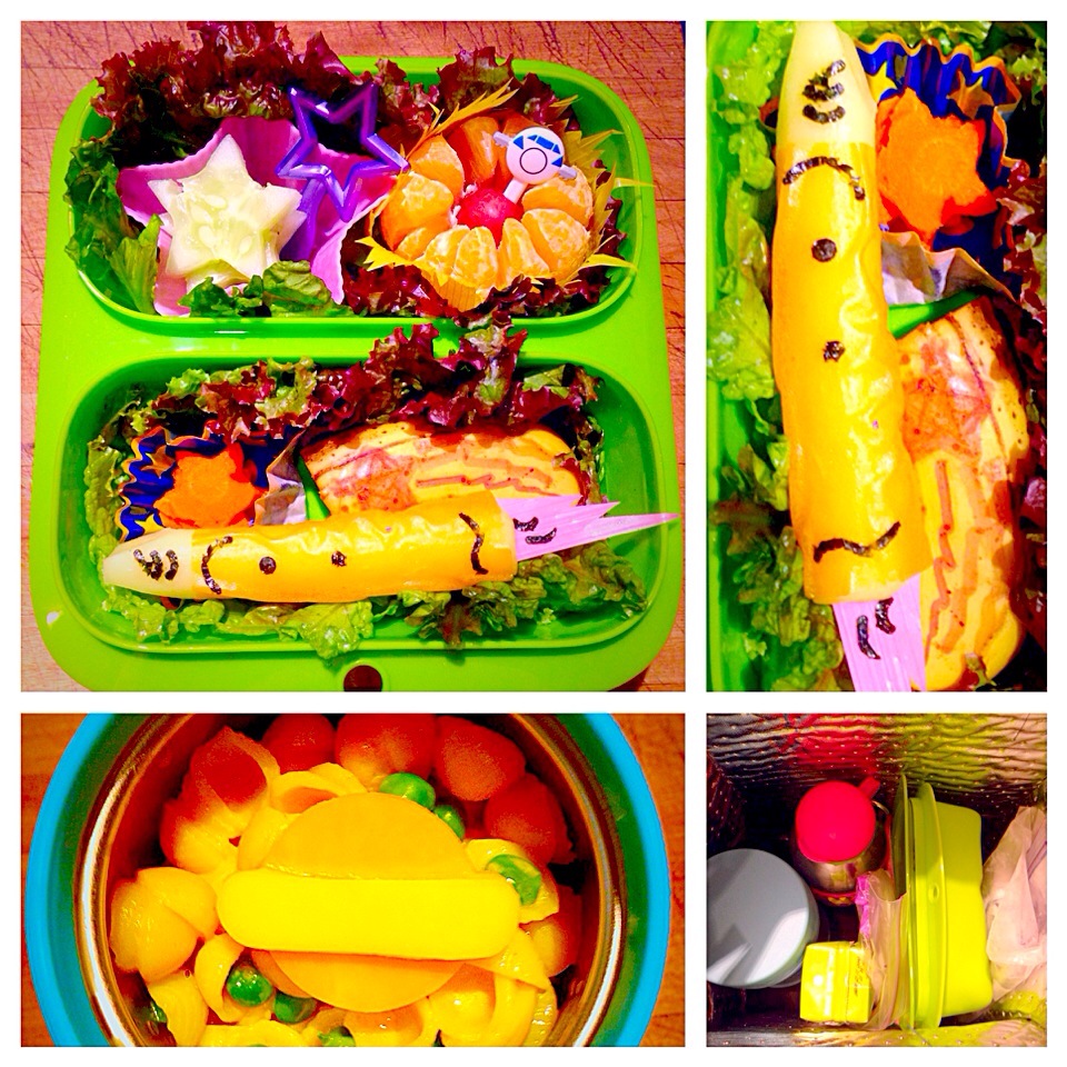 Space and Beyond Bento Box Lunch/Cheryl Melnick  SnapDish[スナップディッシュ] (ID:G1GXja)