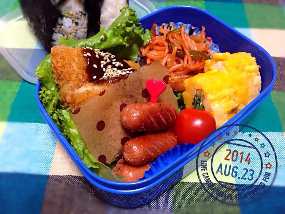 8/23* おにぎり お弁当 ☆彡ﾟ|ChaaO (ㅅ´³`)♡さん