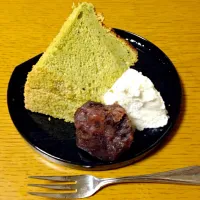 Snapdishの料理写真:❁❁抹茶シフォンケーキ❁❁