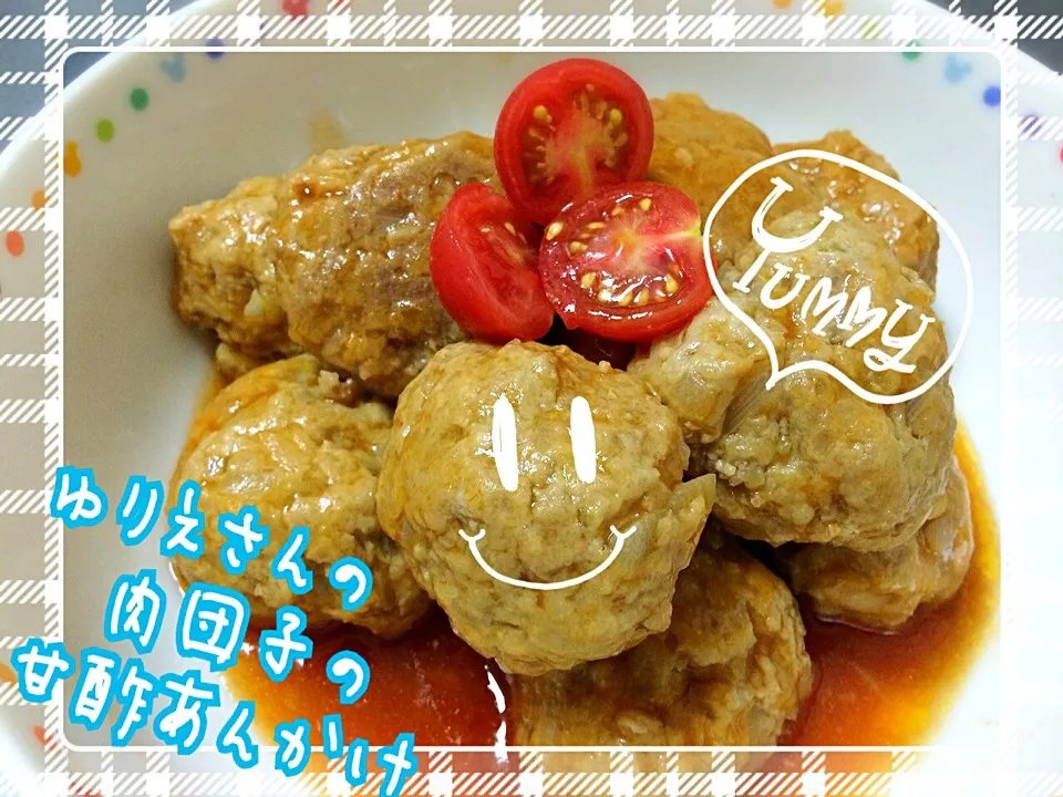 ゆりえさんの料理 揚げない！肉団子の甘酢あんかけ|みきぴょん♪さん