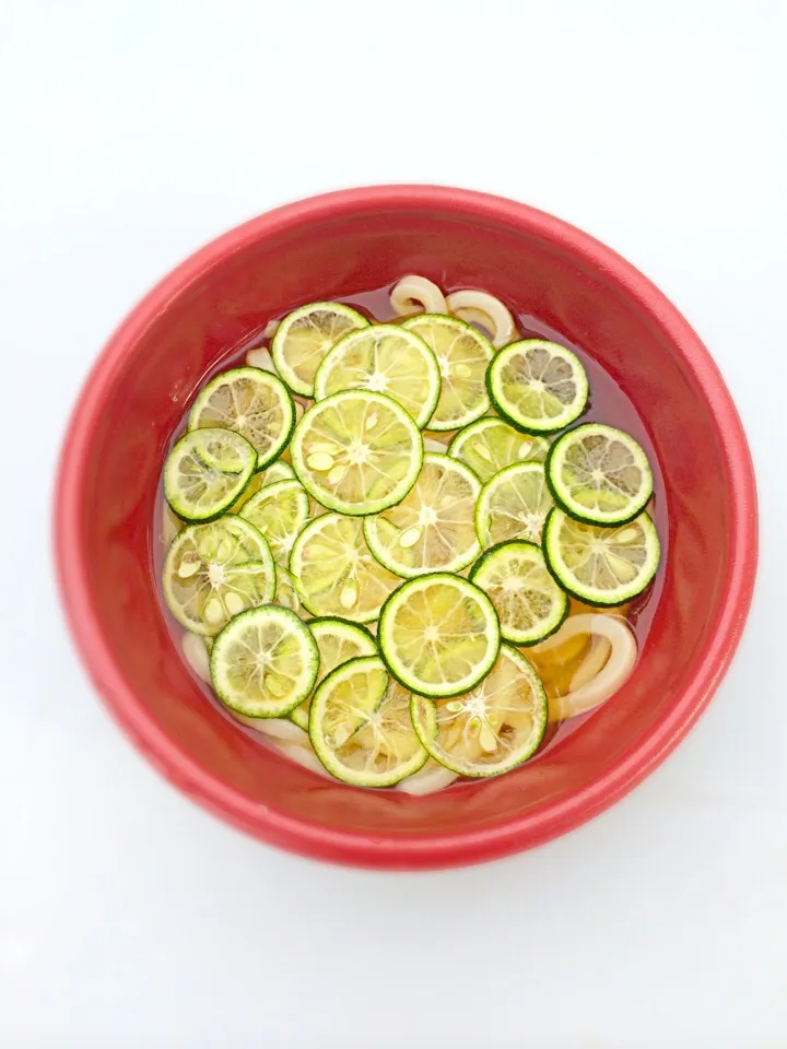 Snapdishの料理写真:すだちぶっかけうどん|yucokaさん