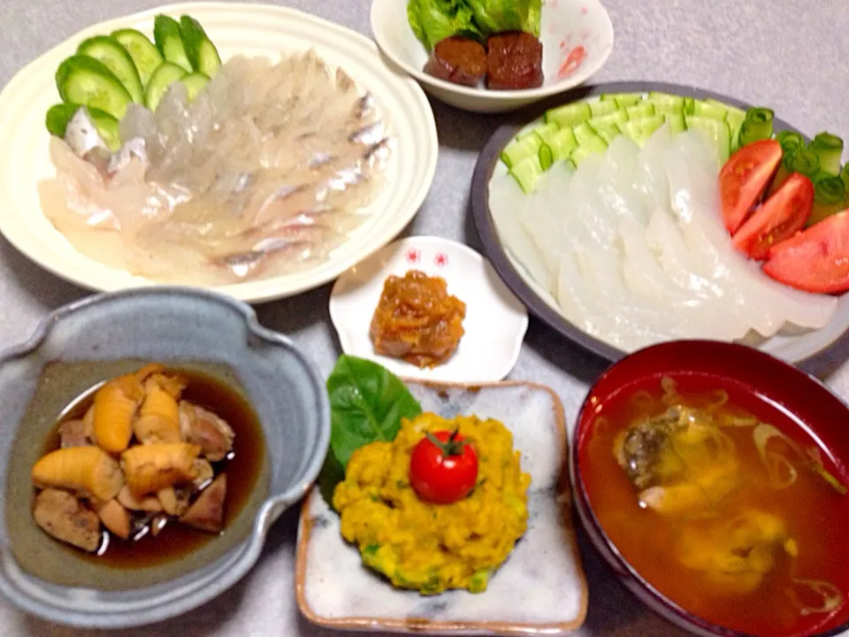 Snapdishの料理写真:鯒が釣れたので|Orie Uekiさん