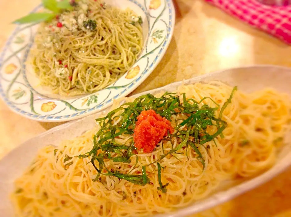 明太子と大葉のカッペリーニゆず風味|Keiko  Yamaguchiさん