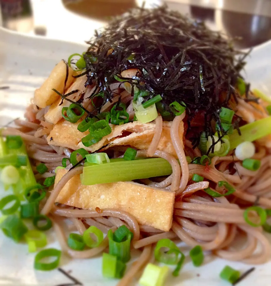 ちーちさんの料理 焼ききつねそば|喰いしんぼう豚さん