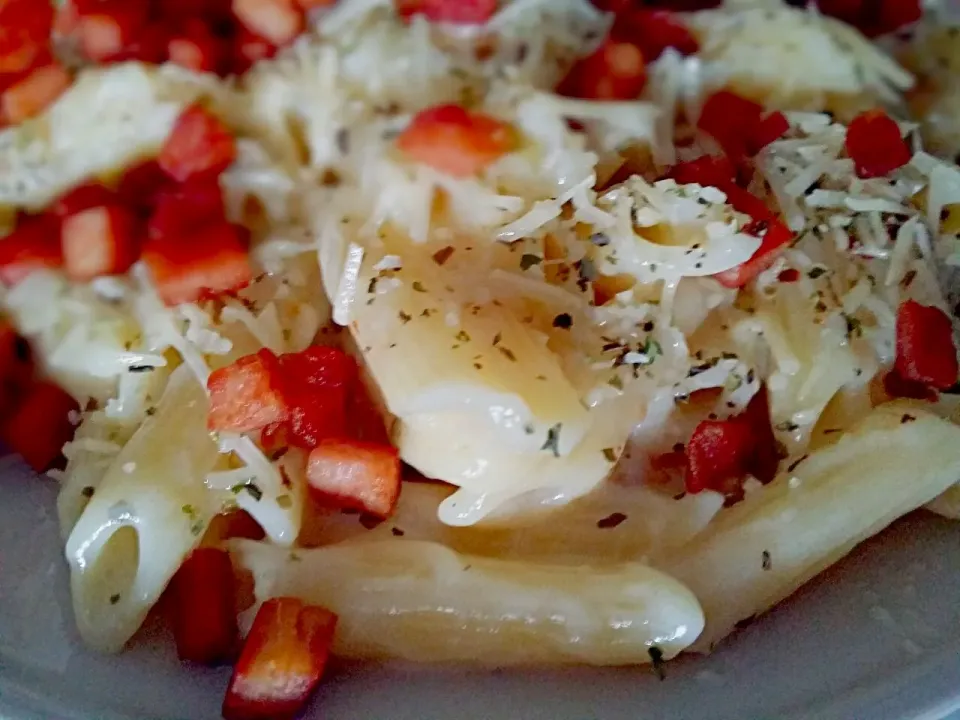 Cheesy Carbonara Penne Luncheon Meat 🐖🍝🌿|🌷lynnlicious🌷さん