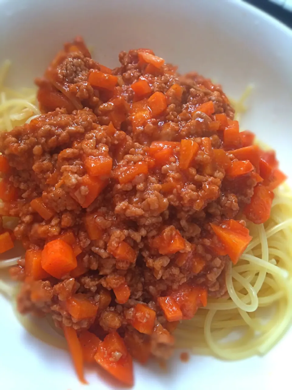 ミートソースパスタ|ちいさん