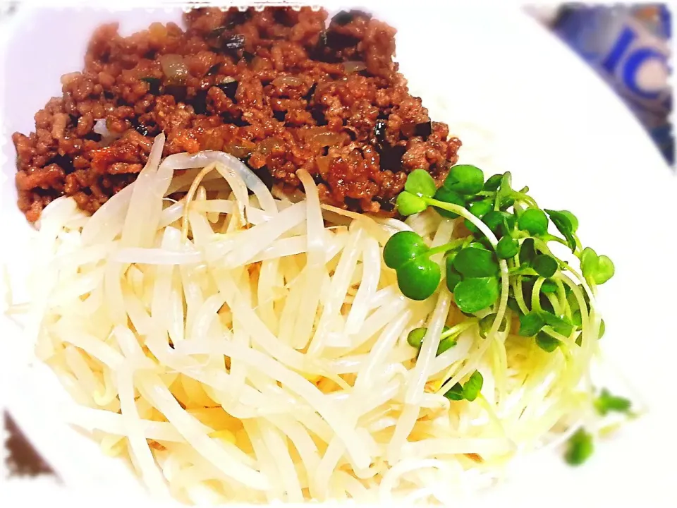 Snapdishの料理写真:汁なし坦々そうめん|Shoko Kazukiさん