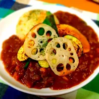 Snapdishの料理写真:夏野菜カレー|amさん