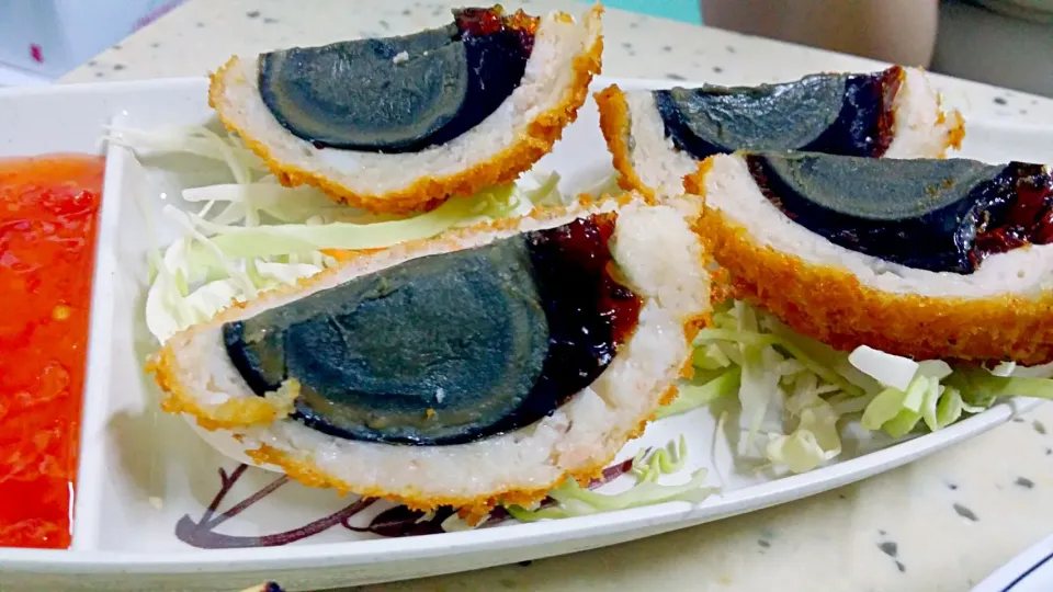 Preserved duck eggs on shrimp paste|Skyeさん