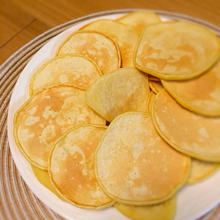 朝ごはん用の豆乳パンケーキ♥︎|4leafcloverさん