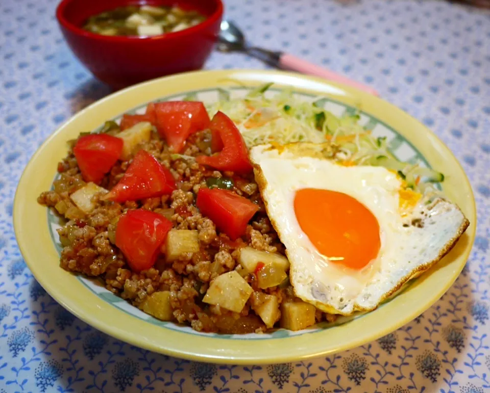 晩ご飯は タコライス   長芋入りです ^ ^|kokoさん