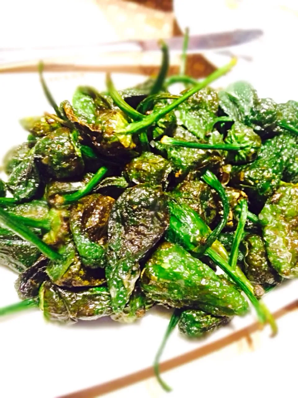 Snapdishの料理写真:Pimientos de Padron|Yutaさん