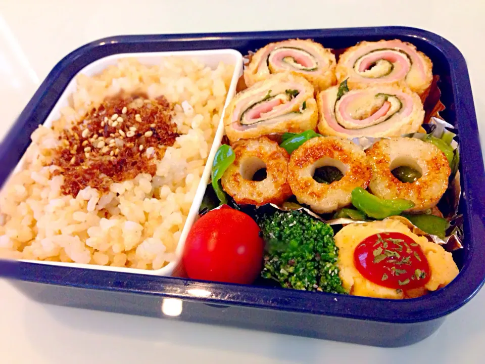 油揚げベーコンチーズ巻き弁当|のぞみさん