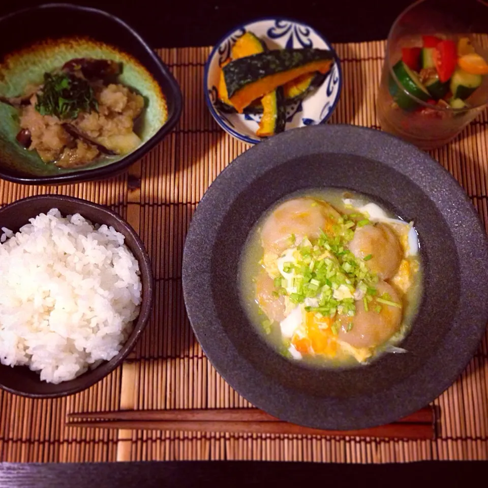 Snapdishの料理写真:今日の夜ご飯  2014.8.20.|あいこ ⁎ˇ◡ˇ⁎さん