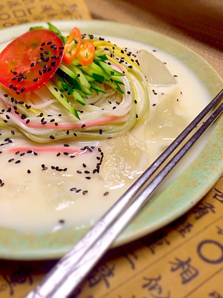 コングクス콩국수(冷製豆乳素麺)|珍味( ´ ▽ ` )ﾉさん