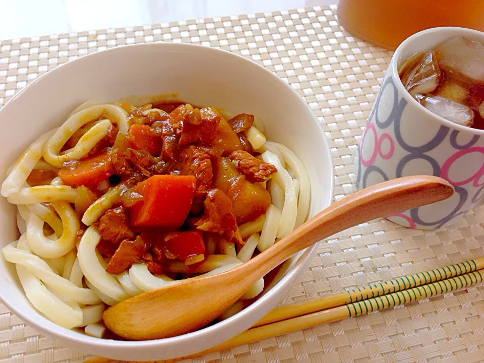 カレーの残りはカレーうどん♡|maipuさん