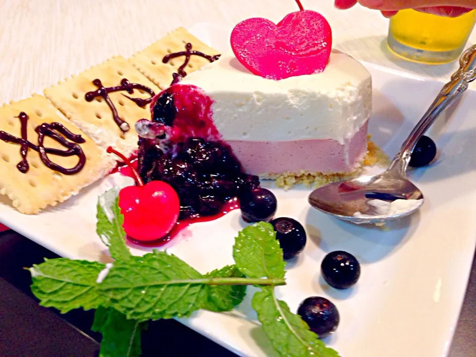 Blueberry mousse & rare cheese|viviさん