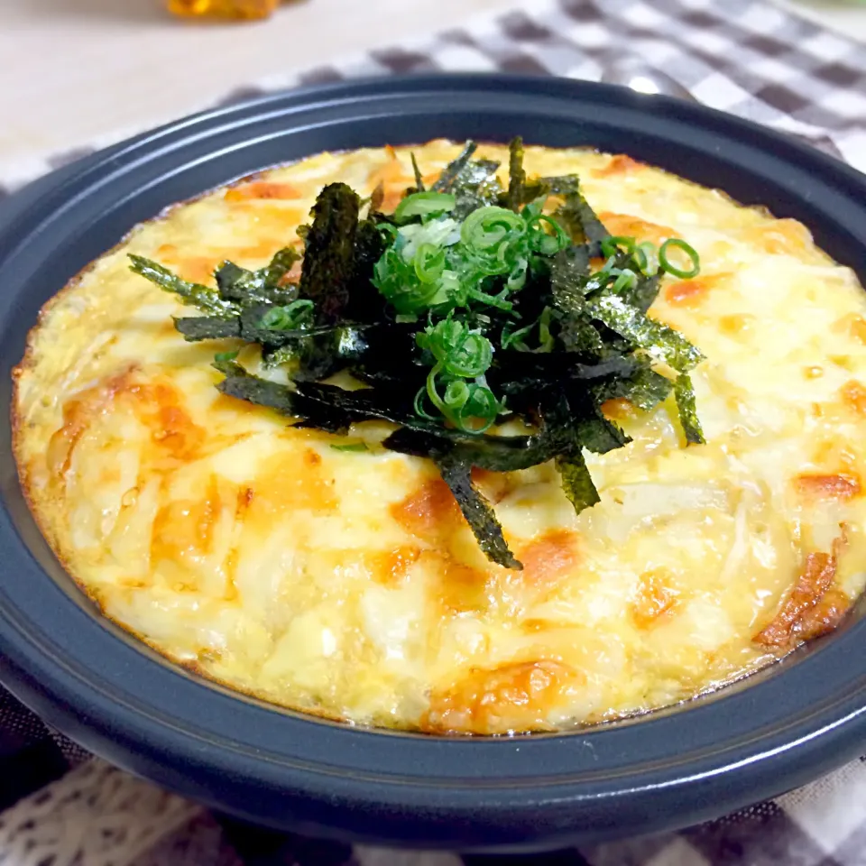 Snapdishの料理写真:miyuちゃんのふわふわ長芋と豆腐のグラタン♡|さくらさん