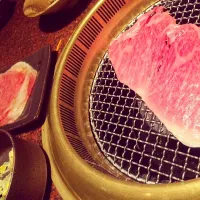 Snapdishの料理写真:サーロイン焼き肉！|minaさん