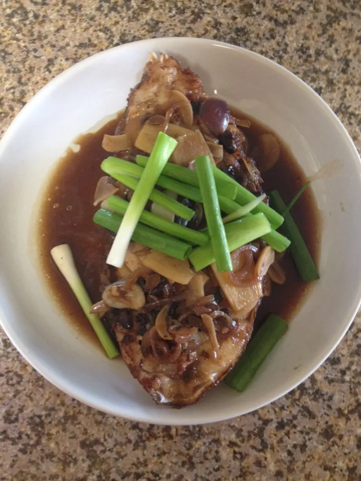 Fish in black fermented bean sauce! Yum!|Anna Wangさん