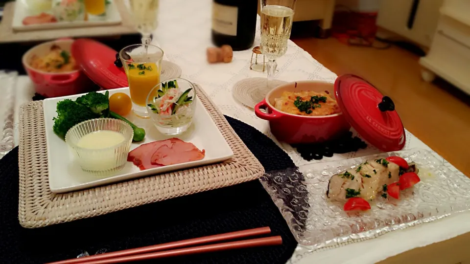 女子会dinner♪|あずきさん