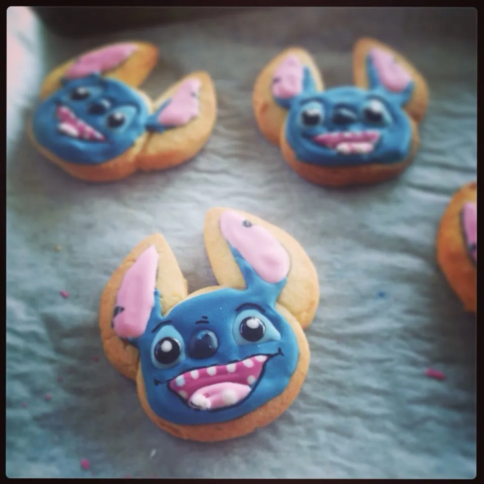 Stitch sugar cookies|kipper's kitchenさん