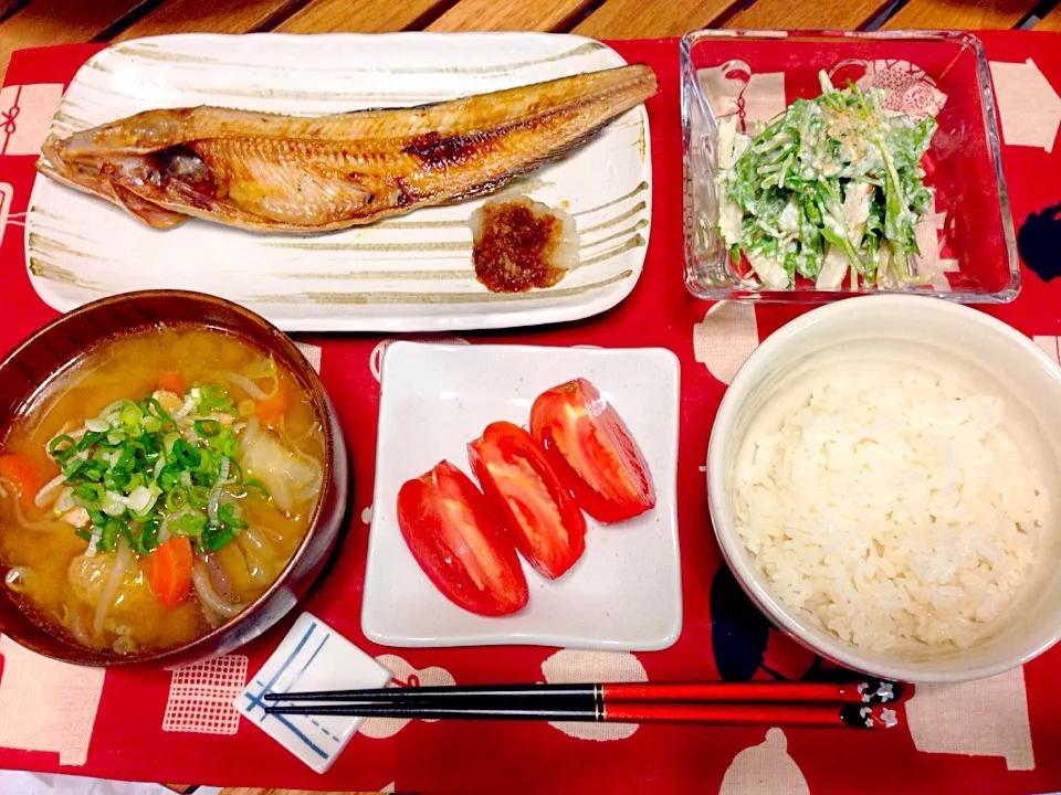 Snapdishの料理写真:焼き魚定食✧*｡|ともよさん