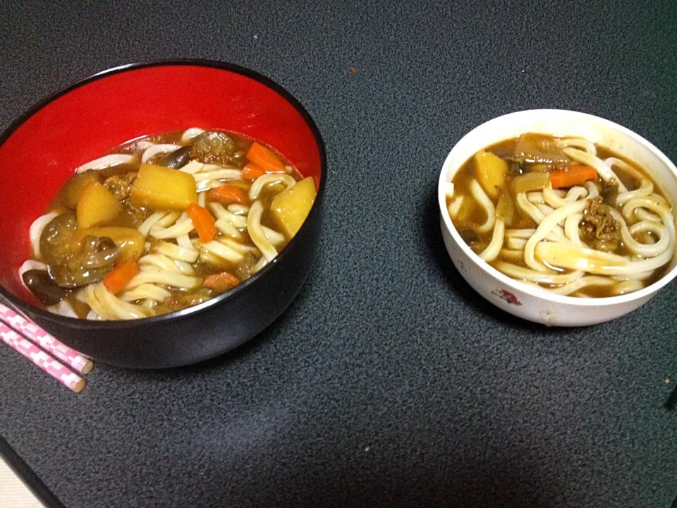 夏野菜カレーうどん|うるしちかさん