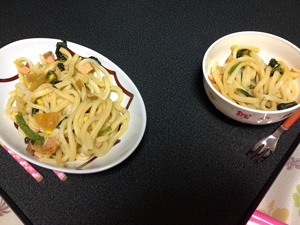 Snapdishの料理写真:やきうどん|うるしちかさん