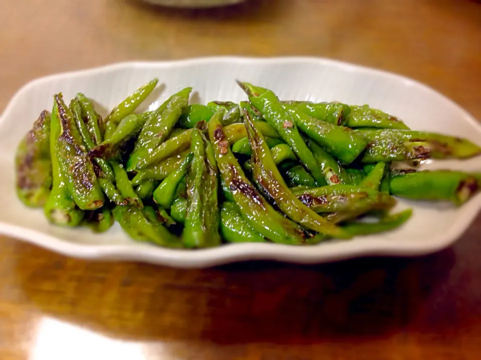 京野菜・シシトウを炒めた！|Michiko  Airaさん