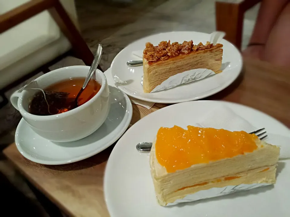 Snapdishの料理写真:tea time #millecrepe|Yvonne C.さん