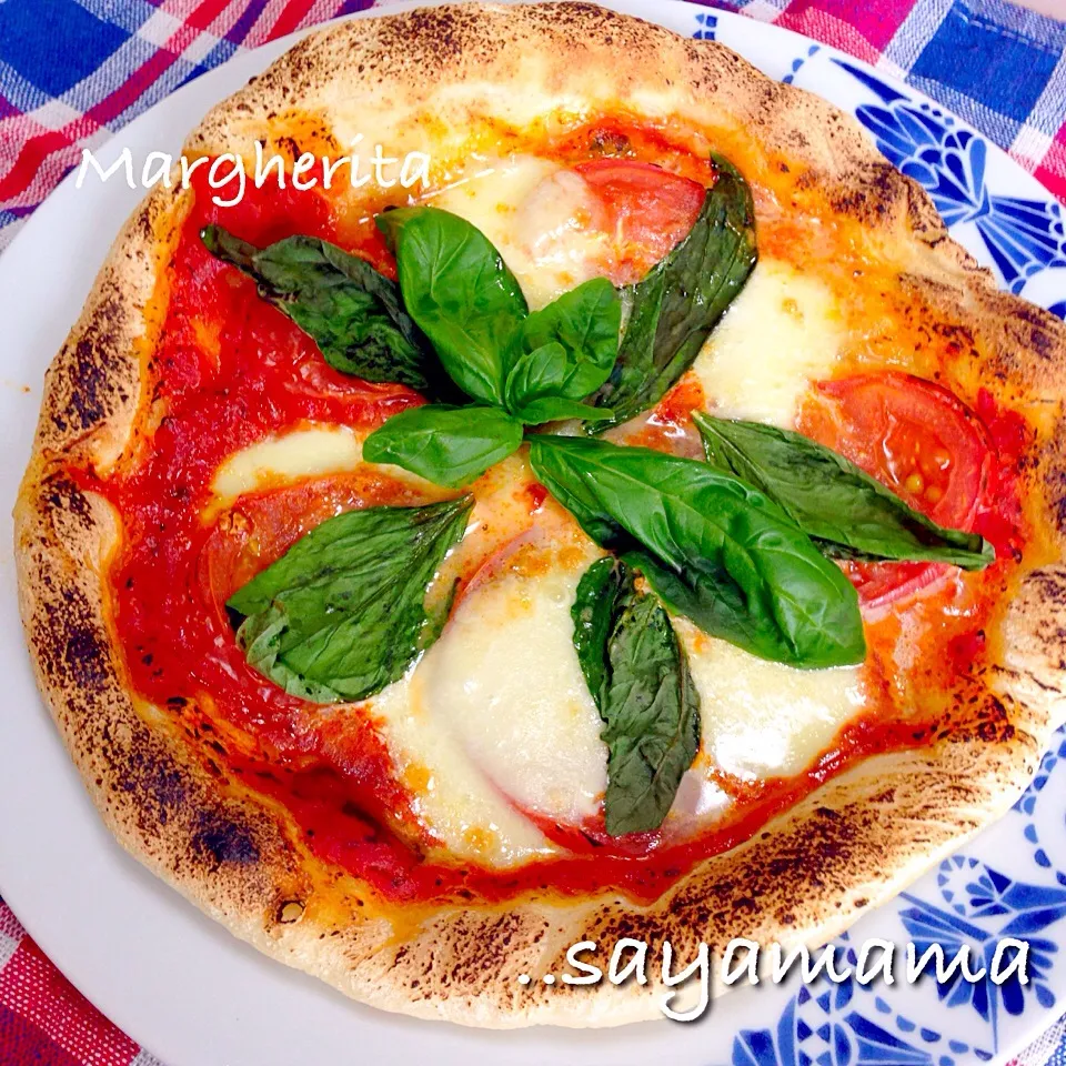 リピ♡徳之島トトロンヌさんの料理 ♡家庭でできるナポリピッツァの生地でマルゲリータ イタリアンな一日の一品.1|sayamamaさん