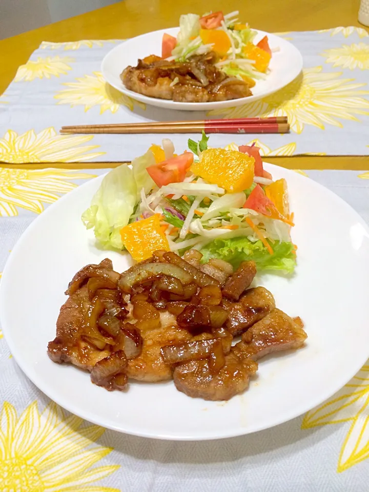 Pork Chop w/ Honey Garlic Sauce|Jane M. Kokubuさん